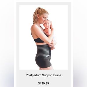 Mamastrust Postpartum Support Brace with unopened accessories pack